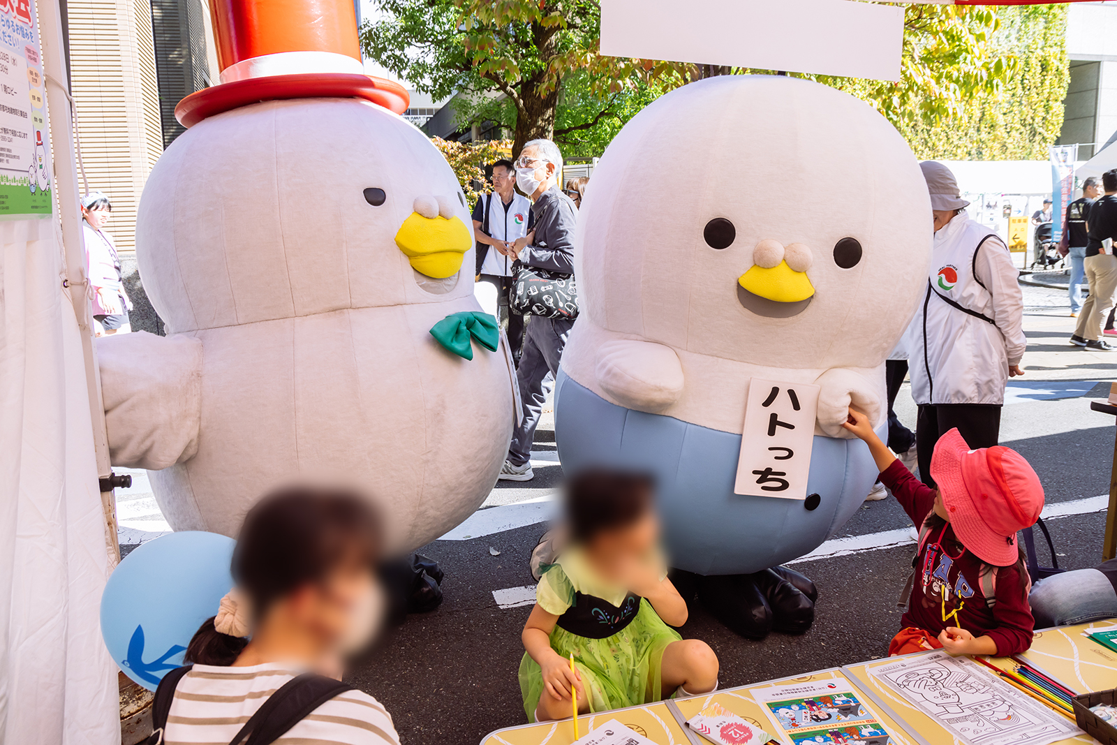 ハトさん＆ハトっちもみんなと一緒にあそびた～い！