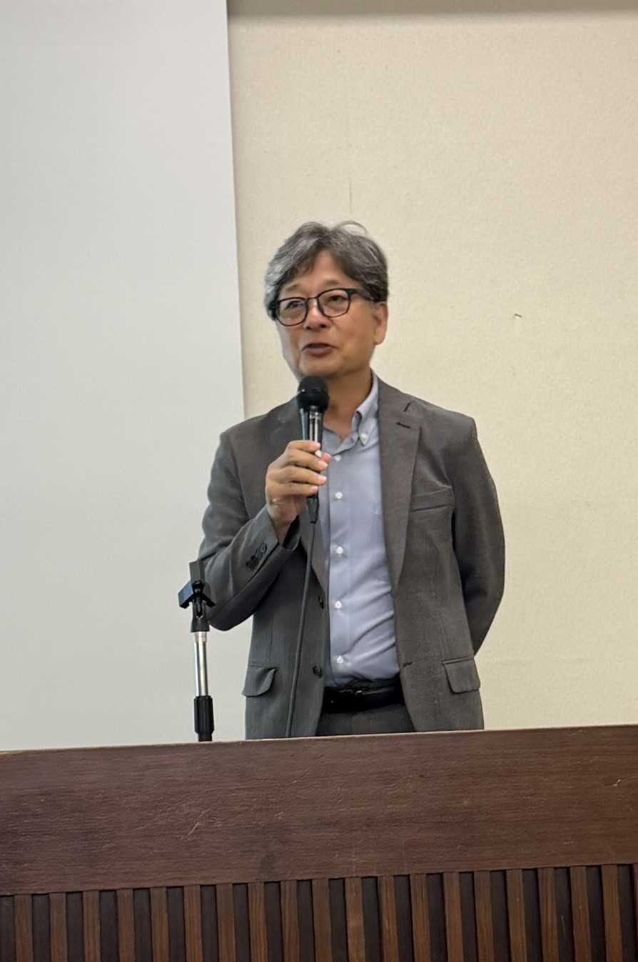 杉山社会貢献委員長